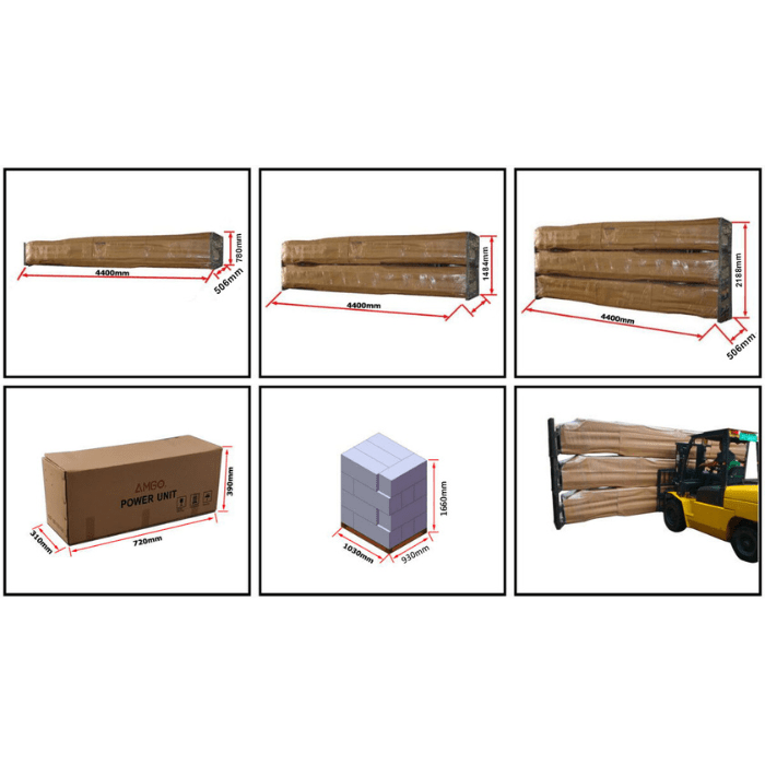 AMGO 4-Post Vehicle Storage Lift – 8,000 lb Capacity - 408-HP - image 4