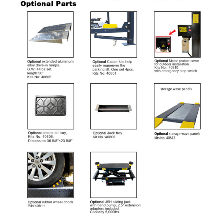AMGO 4-Post Vehicle Storage Lift – 8,000 lb Capacity - 408-HP - image 3