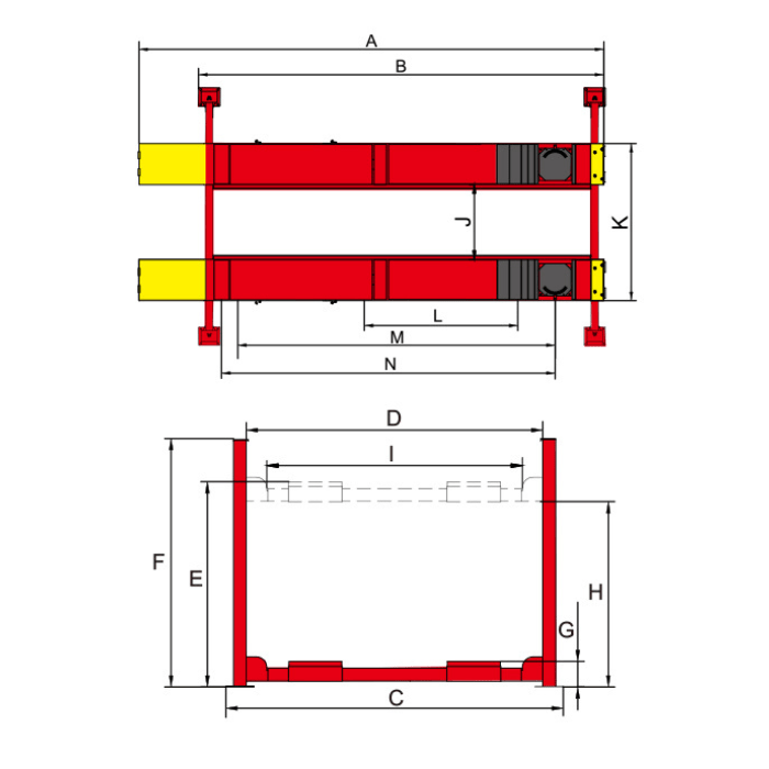 AMGO 4-Post Alignment Lift – 12,000 lb Capacity - PRO-12A - image 3