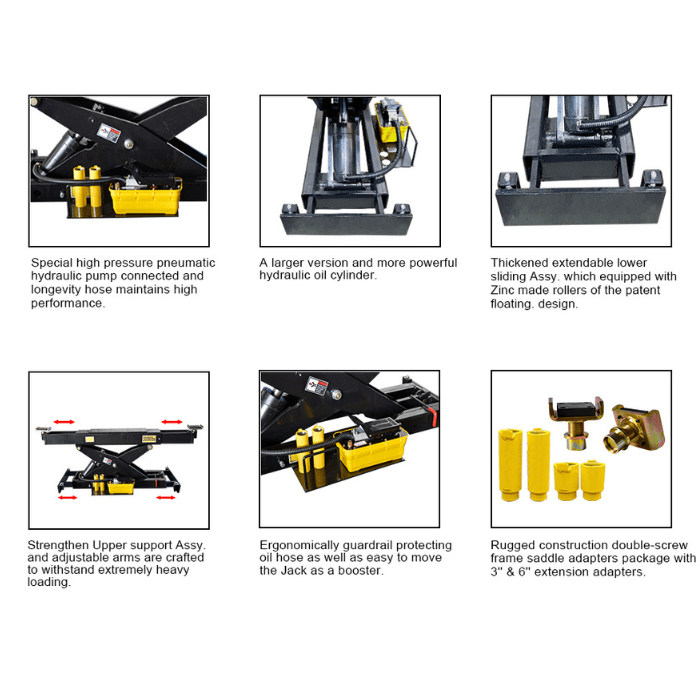 AMGO Pneumatic Rolling Jack - 20,000 lb Capacity - RJ-20A - image 2