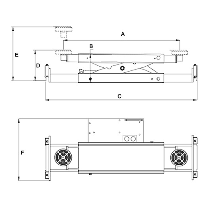 AMGO Manual Rolling Jack - 6,000 lb Capacity - RJ-6H - image 3