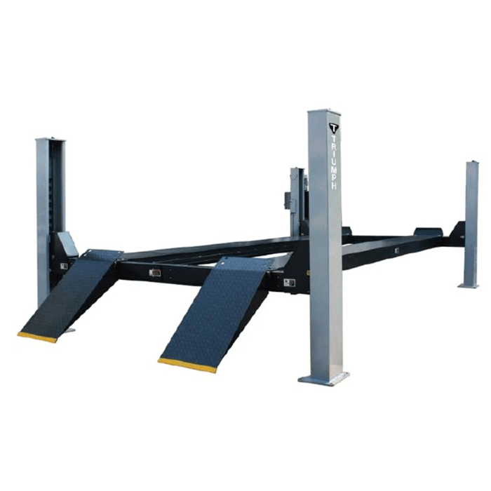 Triumph 16,000 lb Four Post Auto Lift - NTR-16 - image 1