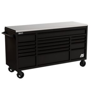 Homak 72" RS Pro 16-Drawer Rolling Cabinet with Stainless Steel Top - image 1