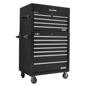 Homak 36" Pro II 12-Drawer Combo - 5-Drawer Top Chest + 7-Drawer Roller Cabinet - image 1