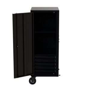 Homak 22" RS Pro Full-Height Side Locker - 5 Drawers + 2 Shelves - image 1