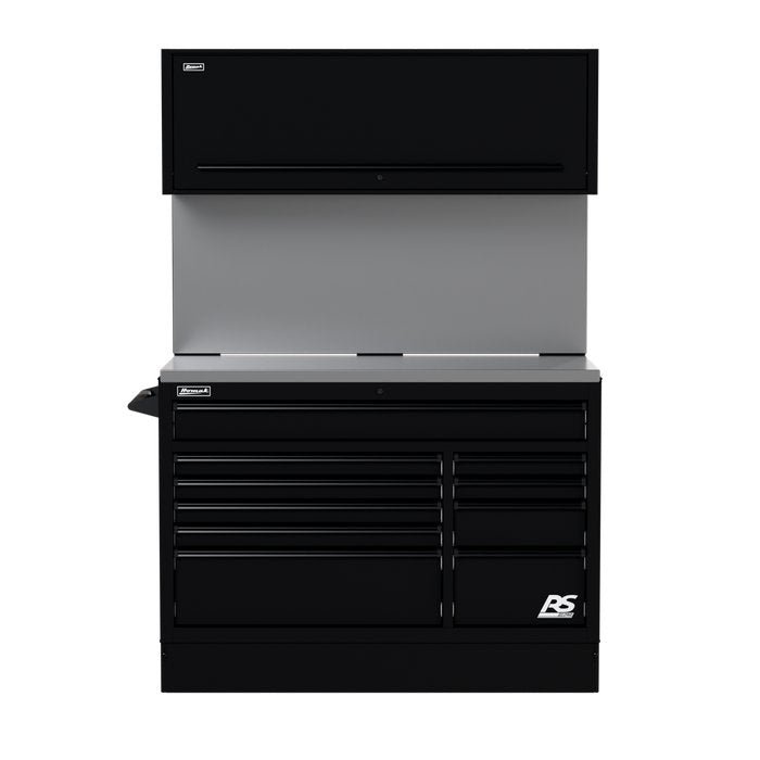 Homak 54" CTS Tool Storage Combo with Roller Cabinet, Canopy & Stainless Steel Worktop - image 1