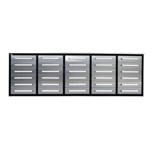 Chery Industrial Heavy Duty 10ft Workbench Cabinet, 30 Drawers, Stainless Steel Top - image 1
