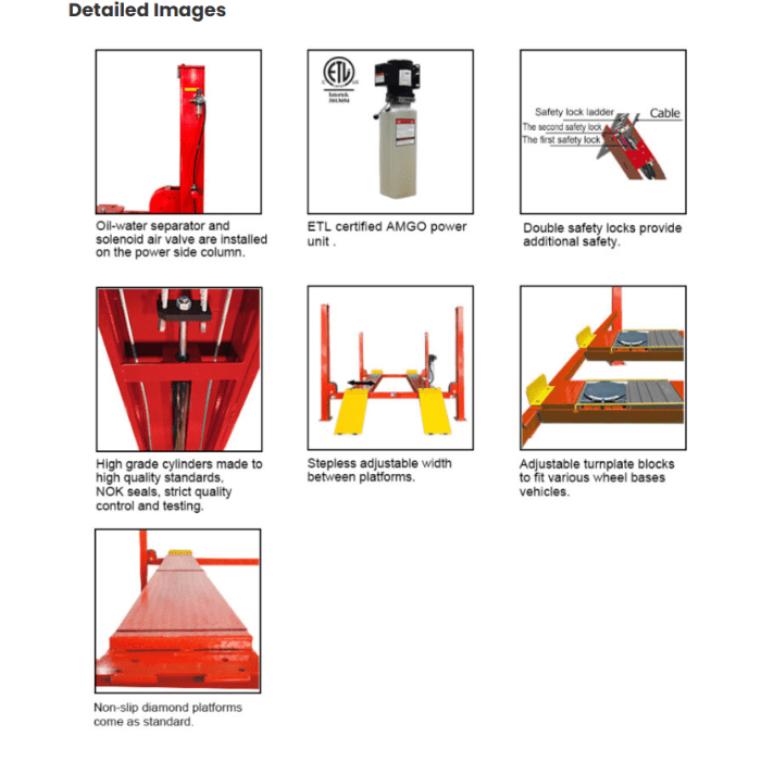 AMGO 4-Post Alignment Lift – 12,000 lb Capacity - PRO-12A - image 2