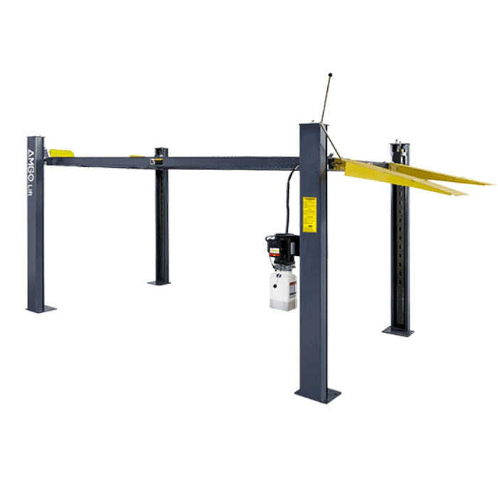 AMGO 4-Post Vehicle Storage Lift – 7,000 lb Capacity - 407-P - image 1