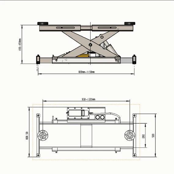 Katool 7000lb Rolling Jack - KT-RJ70 - image 2