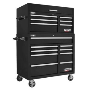 Homak 41" Pro II 15-Drawer Combo - 6-Drawer Top Chest + 9-Drawer Roller Cabinet - image 1