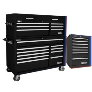 Homak 54" Pro II Combo + Side Cabinet Bundle - 16-Drawer Combo + 7-Drawer Side Cabinet - image 1