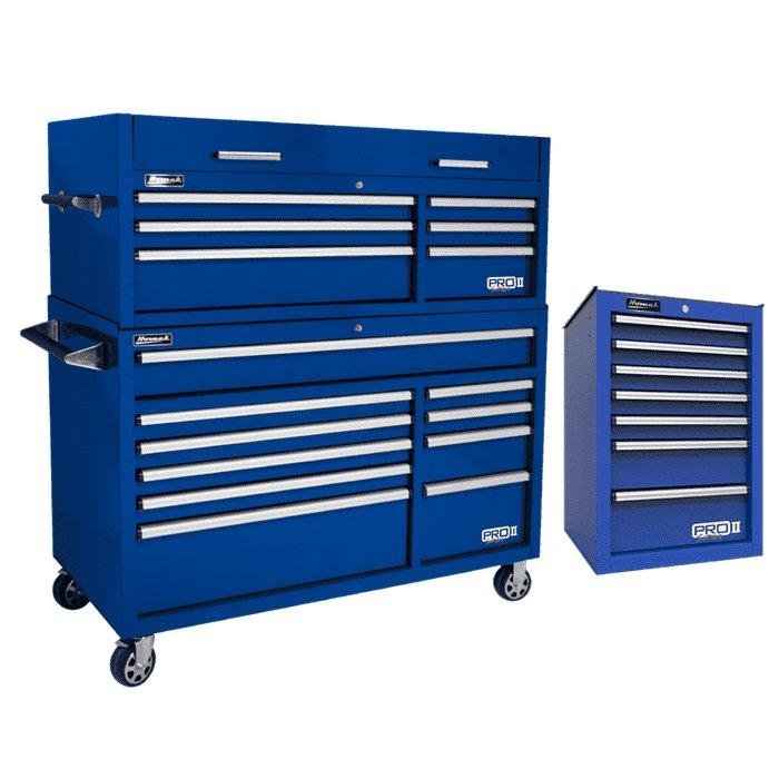 Homak 54" Pro II Combo + Side Cabinet Bundle - 16-Drawer Combo + 7-Drawer Side Cabinet - image 2