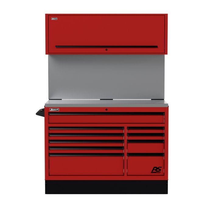 Homak 54" CTS Tool Storage Combo with Roller Cabinet, Canopy & Stainless Steel Worktop - image 3