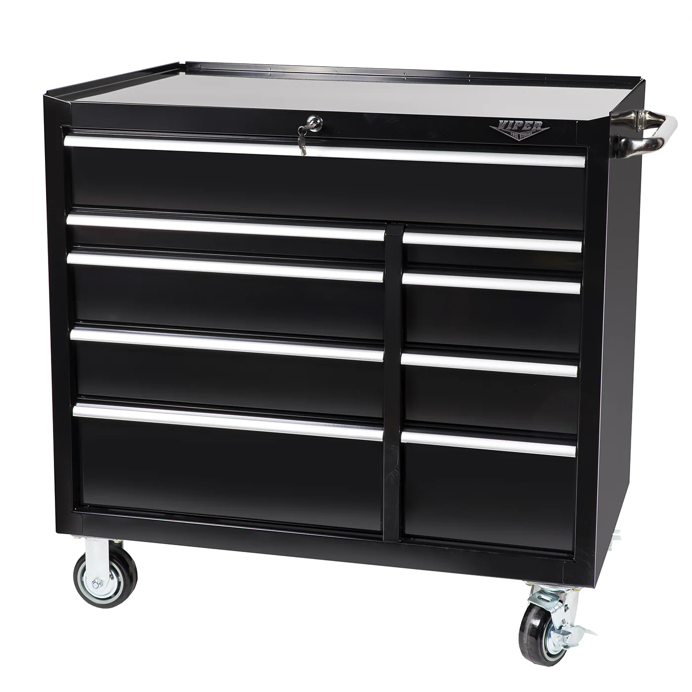 Viper Tool Storage 41-in 9-Drawer 18G Steel Rolling Cabinet - V412409 - image 3