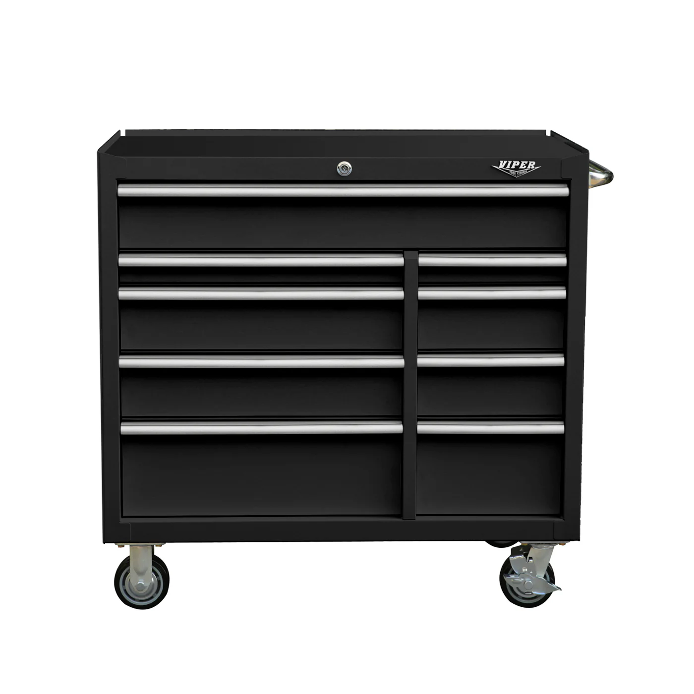 Viper Tool Storage 41-in 9-Drawer 18G Steel Rolling Cabinet - V412409 - image 1