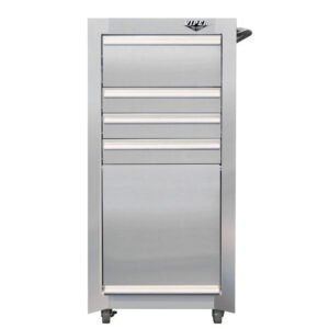 Viper Tool Storage 304 Stainless Steel 16-Inch 4-Drawer Rolling Tool/Salon Cart - V1804SSR - image 1