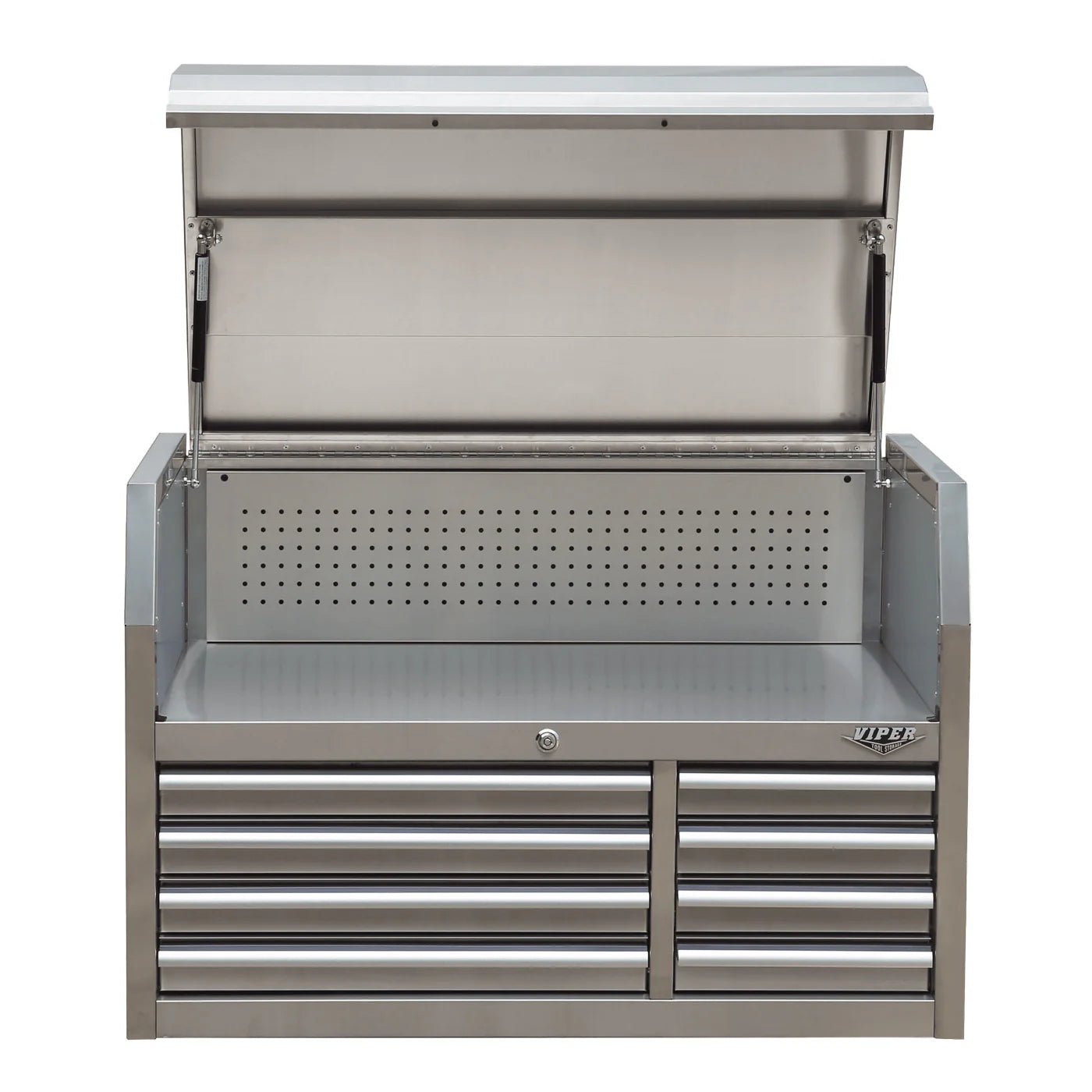 Viper Tool Storage 304 Stainless Steel 41-in 8-Drawer Top Chest - V4108SSC - image 3